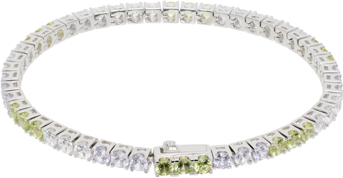 Hatton Labs Silver & Multicolor Classic Tennis Bracelet