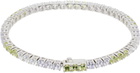 Hatton Labs Silver & Multicolor Classic Tennis Bracelet
