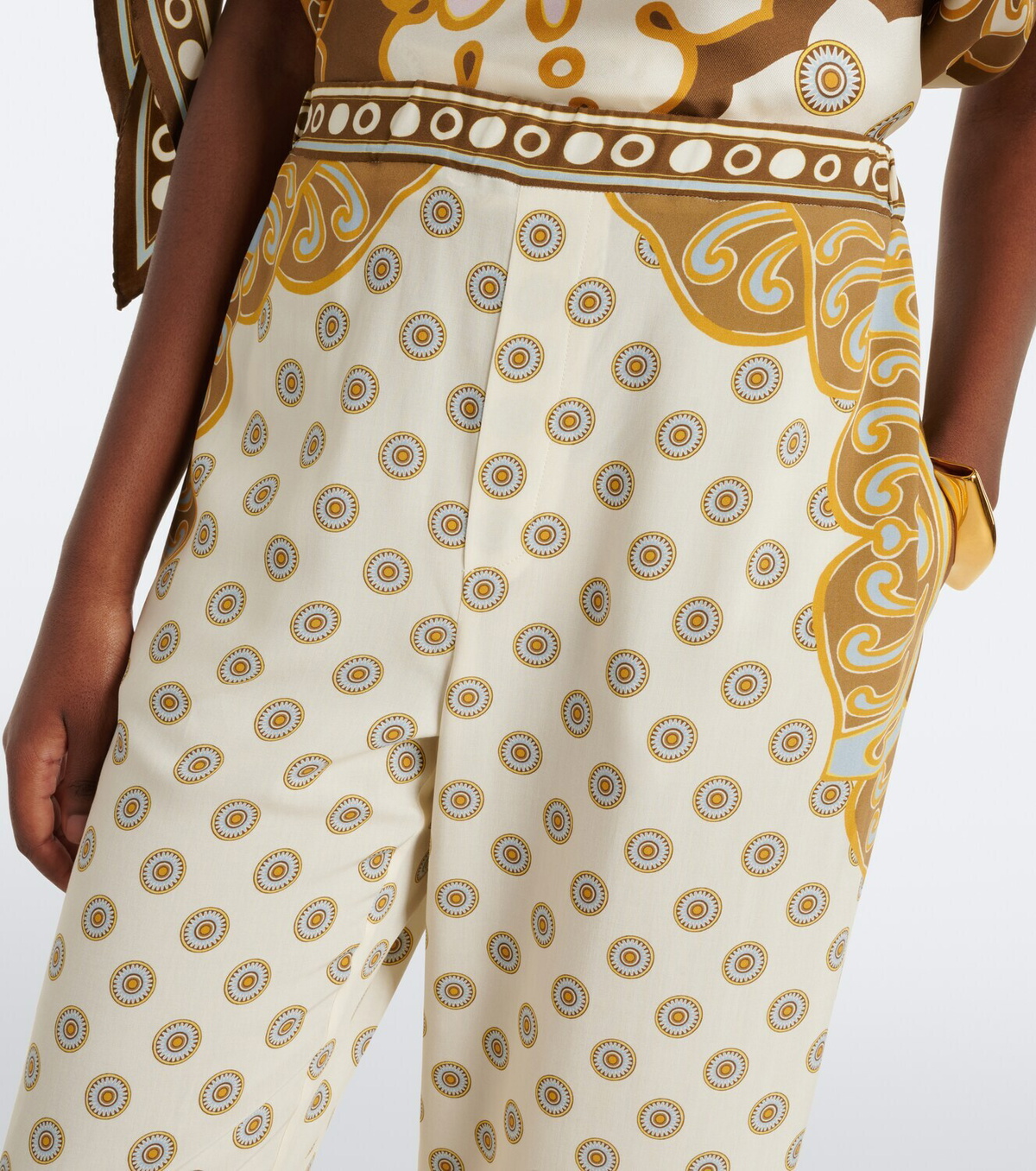 La DoubleJ Club printed wide-leg pants