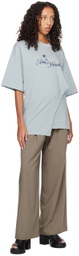 J KOO Khaki Cutout Trousers