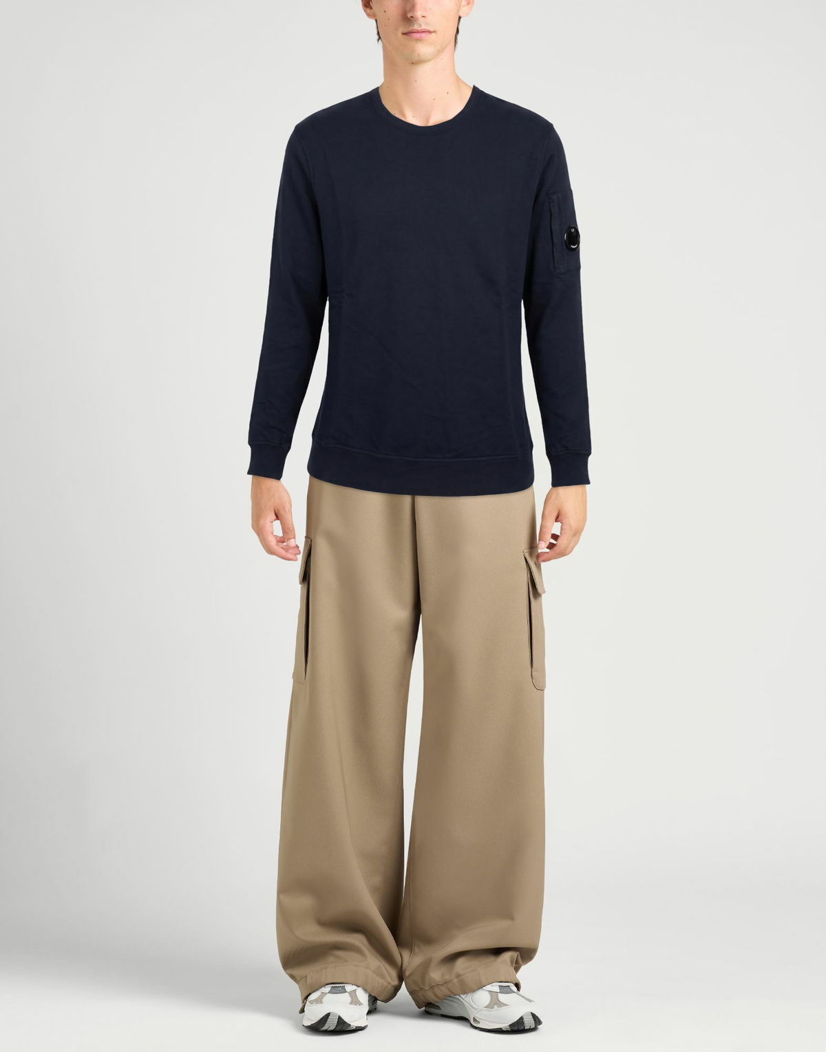 C. p. Company Mens Sweatshirt in Navy