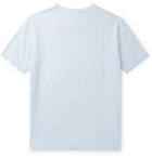 Alex Mill - Standard Slim-Fit Slub Mélange Cotton-Jersey T-Shirt - Blue