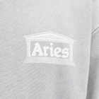 Aries Men's Aged Temple Crew Sweatshirt in Grey