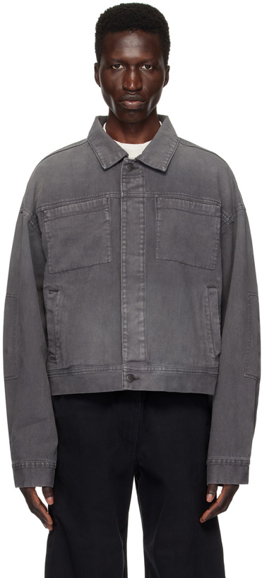 Photo: Entire Studios Gray Gem Denim Jacket