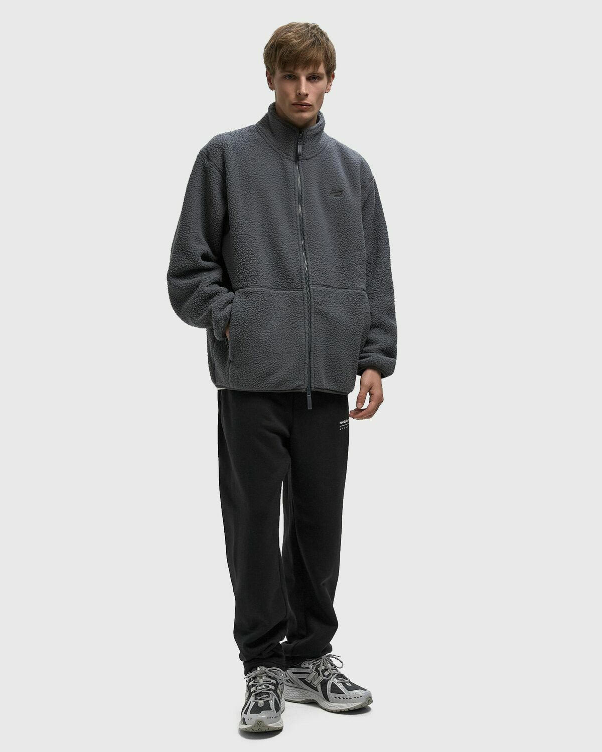 New Balance HP JACKET Blue Mens Fleece Jacket