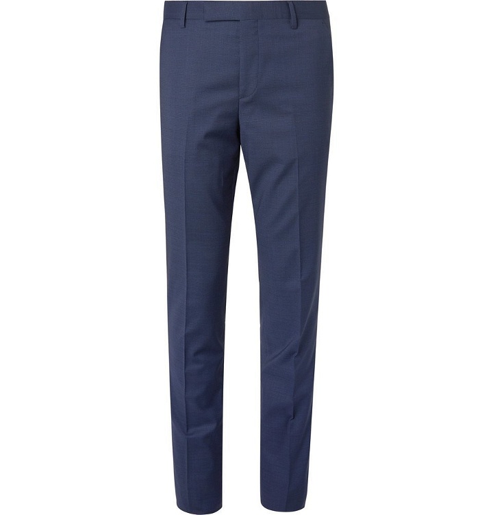 Photo: Paul Smith - Navy Soho Slim-Fit Puppytooth Wool Suit Trousers - Men - Navy