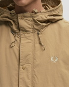 Fred Perry CROPPED FISHING PARKA Grey Men
