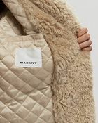 Marant Freda Coat Beige - Mens - Coats