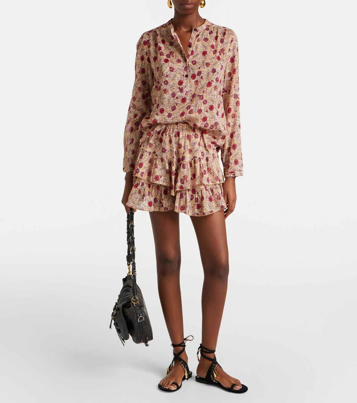 Marant Etoile Maria printed cotton shirt