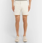 Orlebar Brown - Bulldog Slim-Fit Stretch-Cotton Twill Shorts - Men - White