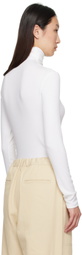 LE17SEPTEMBRE White Asymmetrical Turtleneck