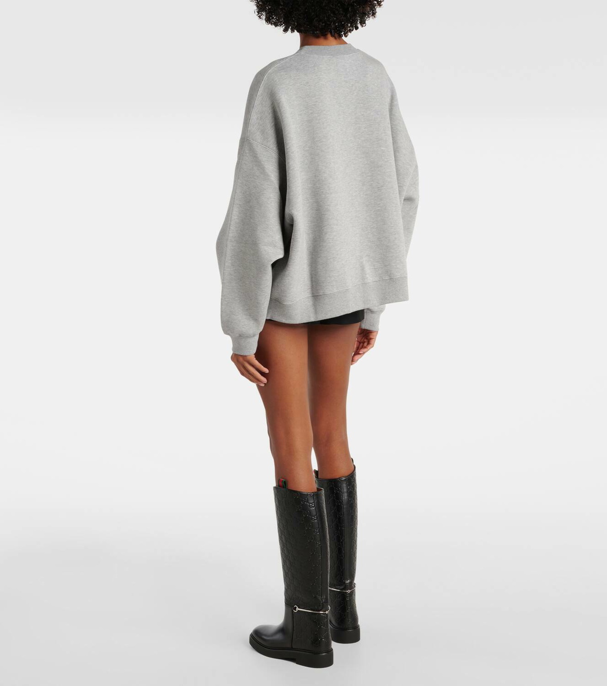 Gucci Logo cotton jersey sweatshirt
