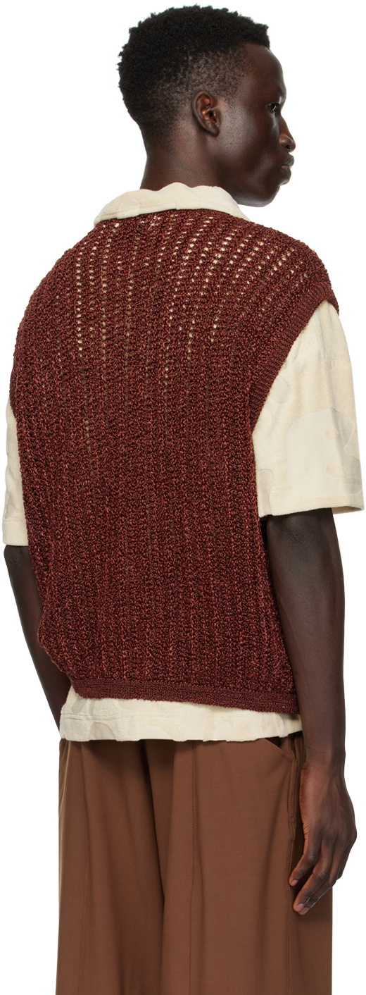 Bonsai Burgundy Crewneck Vest