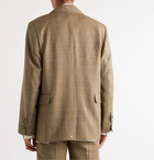 Ader Error - Checked Wool Suit Jacket - Brown