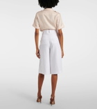 Loro Piana Drake high-rise linen culottes