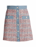 Maje Womens Mini skirt Coral