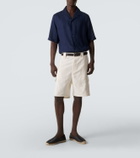 Brunello Cucinelli Suede-trimmed espadrilles