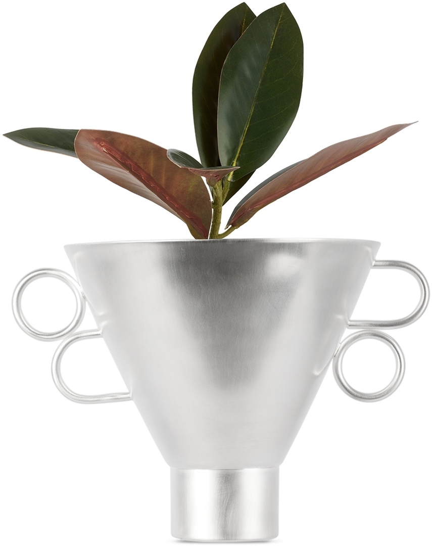 Natalia Criado Silver Sculptural Vase