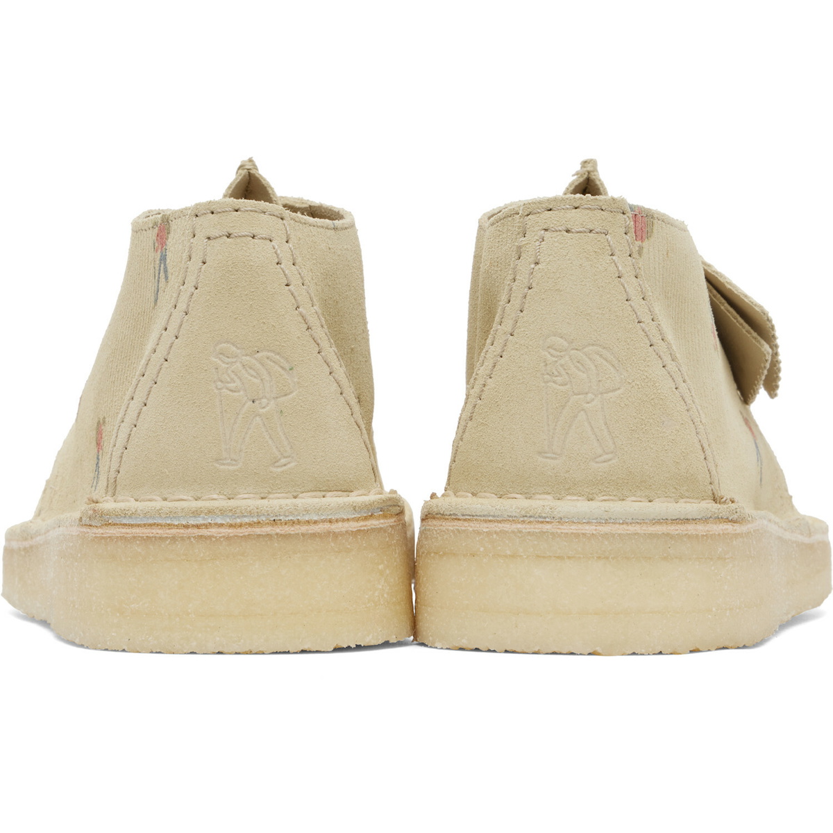 Clarks Originals Beige Desert Trek Derbys
