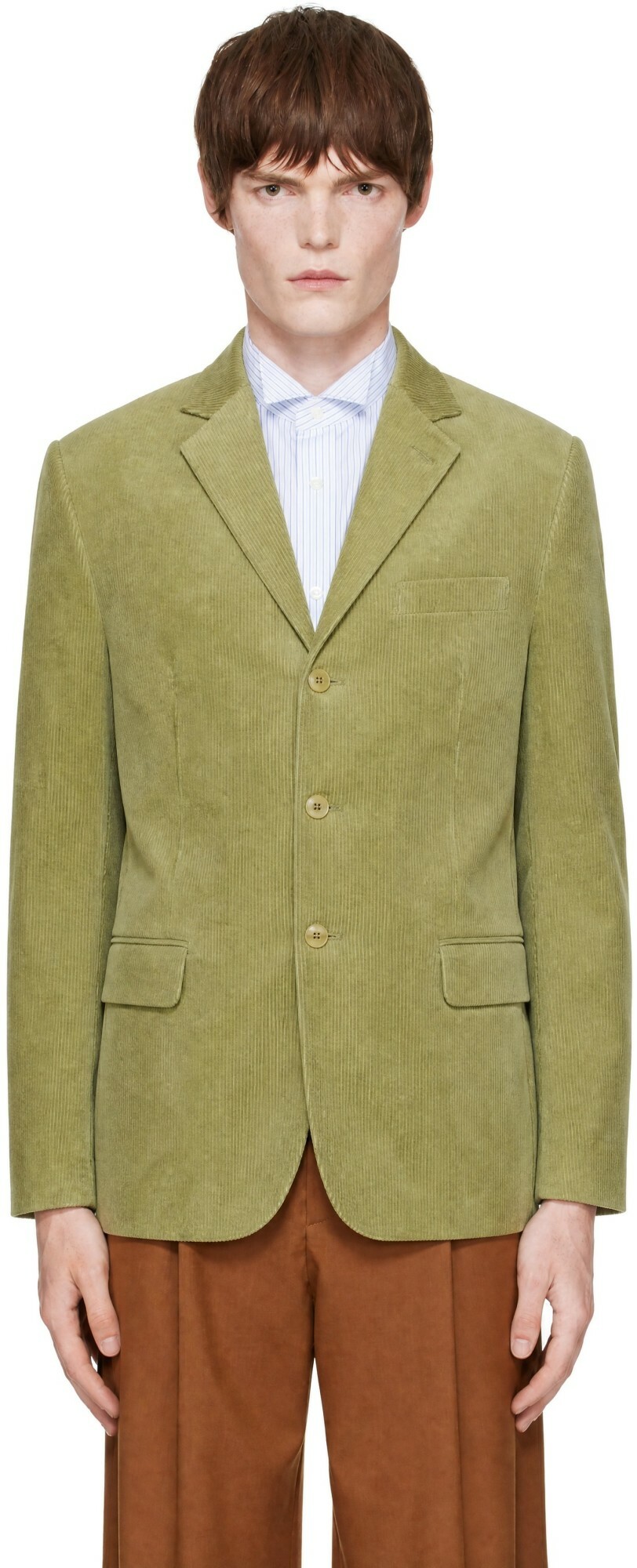 Magliano Green Corduroy Blazer