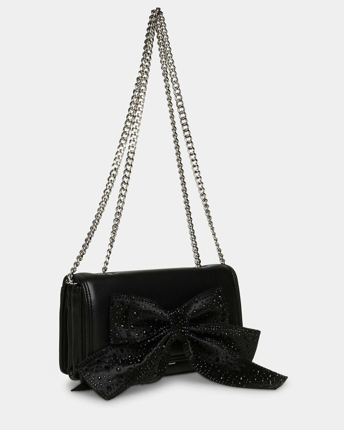 Steve Madden Bsaucerr Bag in Black Satin