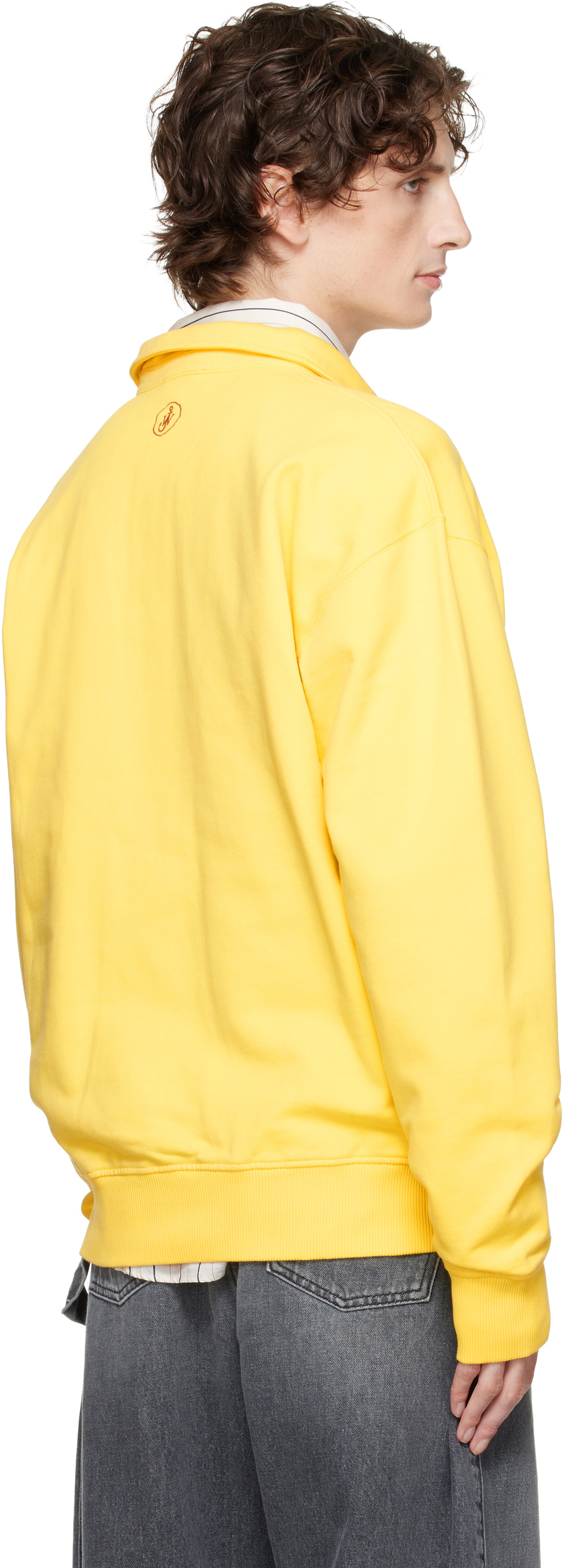 JW Anderson Yellow Rugby Polo