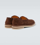 Brunello Cucinelli Suede penny loafers