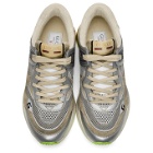 Gucci Silver and Grey Ultrapace Sneakers