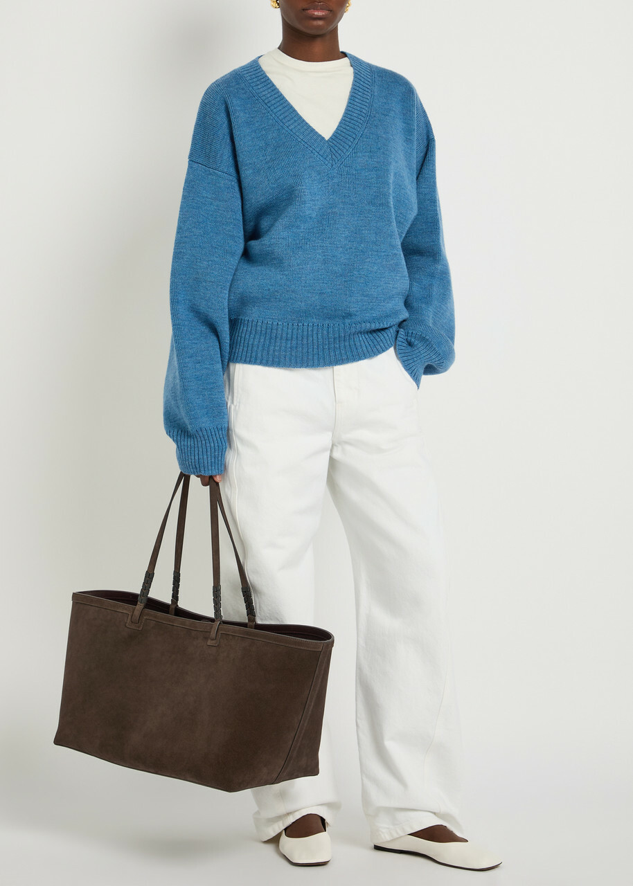 Metier Cala 42 Suede Tote bag - Chocolate - One Size