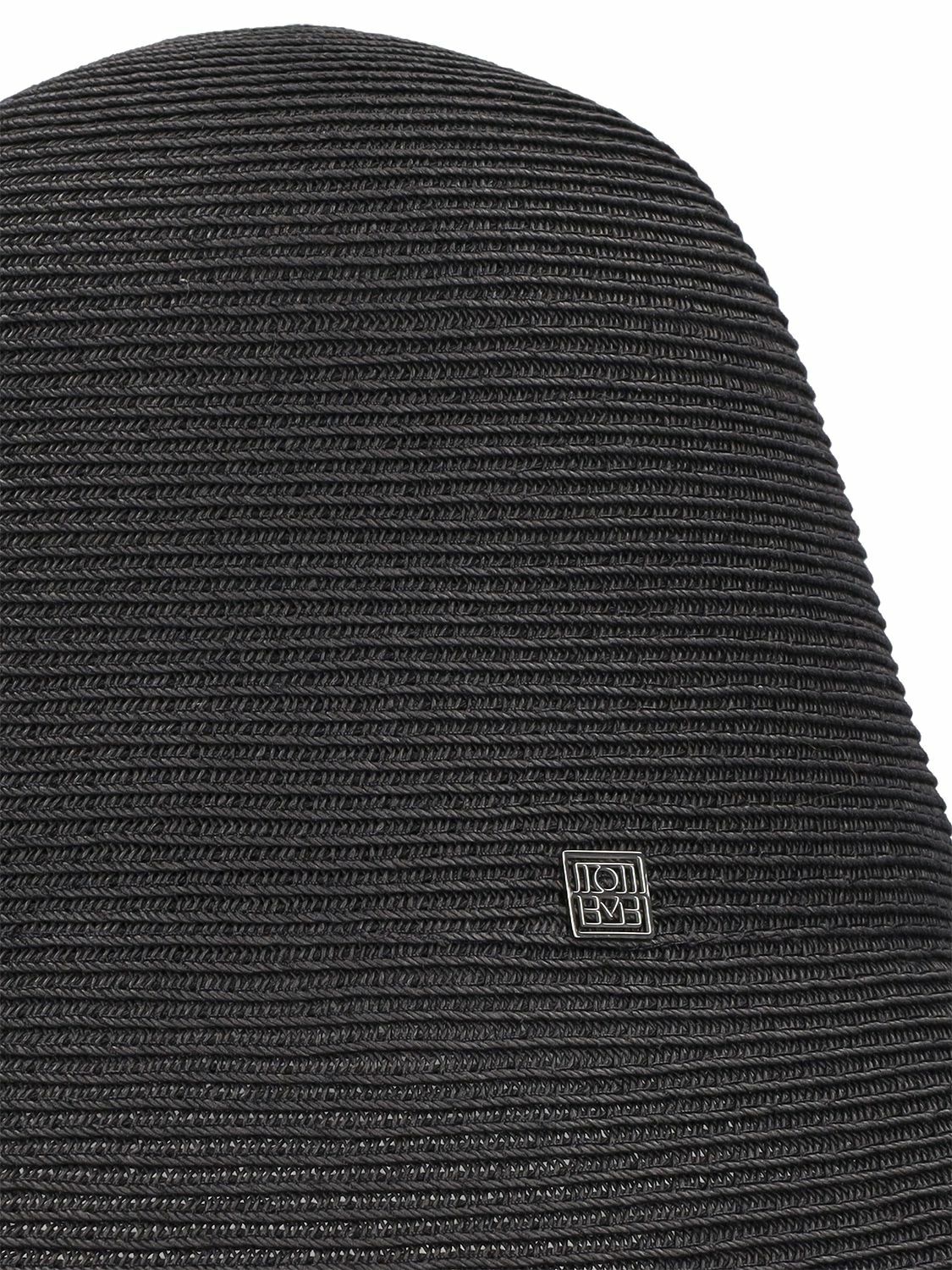 ハット toteme Paper Straw Hat - TOTEME - Raffia - Black Toteme Black Paper Straw Hat l Michael's Luxury Consignment