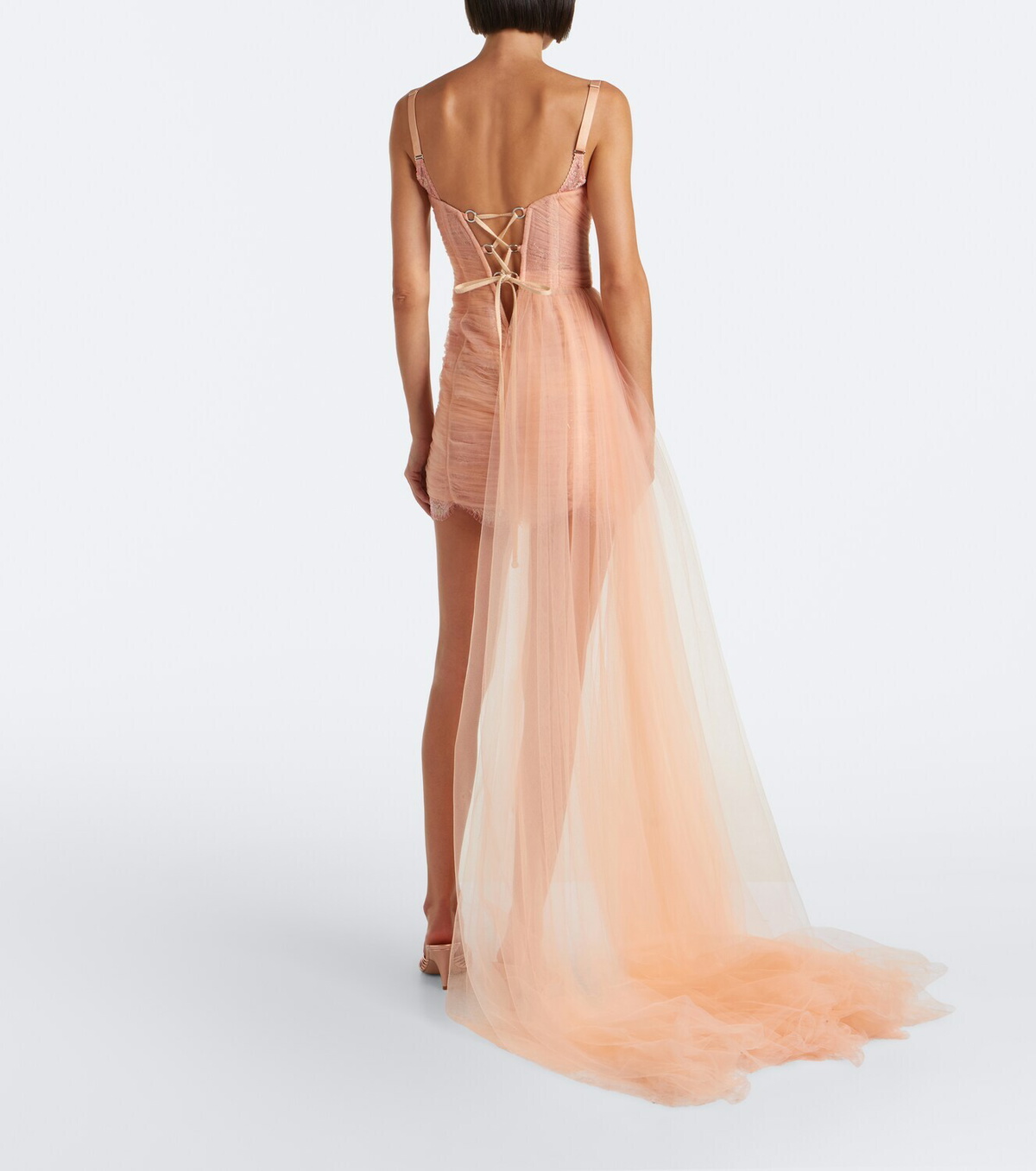 Maria Lucia Hohan Elsinora tulle corset minidress