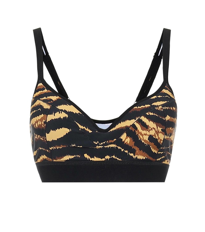Photo: Adam Selman Sport Push-It tiger-print sports bra
