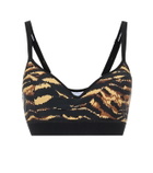 Adam Selman Sport Push-It tiger-print sports bra