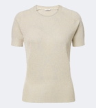 Joseph Char snake-print Lurex® jacquard top