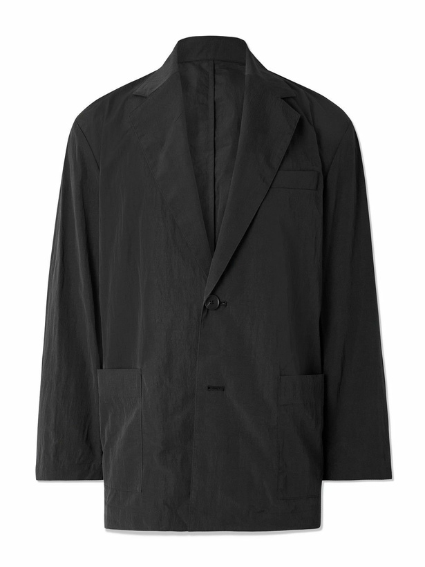 Photo: ssstein - Oversized Nylon Blazer - Black