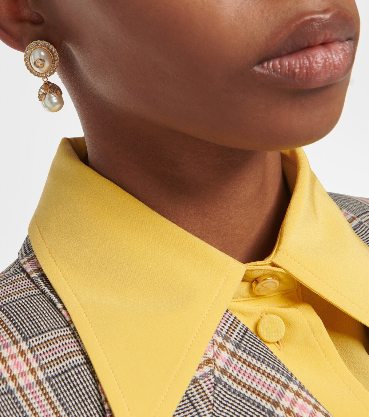 Gucci Interlocking G crystal-embellished earrings Gucci