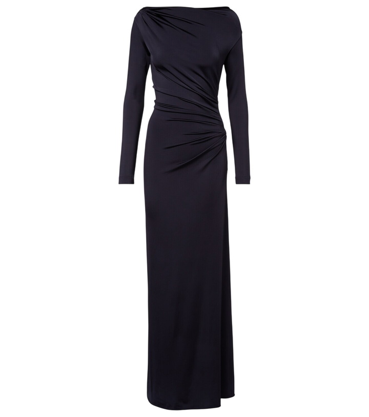 Photo: Victoria Beckham Gathered jersey maxi dress