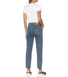 Stella McCartney - High-rise stretch-denim slim jeans