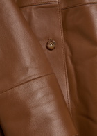 Joseph Penna Leather Jacket Rust