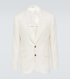 Brunello Cucinelli Linen-blend blazer