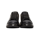 Alexander McQueen Black and Gold Clear Sole Oversized Sneakers