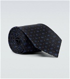Gucci - Double G silk jacquard tie