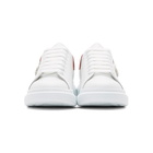 Alexander McQueen White and Red Beetle Oversized Sneakers