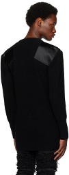 1017 ALYX 9SM Black Paneled Sweater