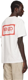 Kenzo Off-White Kenzo Paris Bicolor T-Shirt