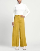 Alessia Santi Womens Pants Mustard