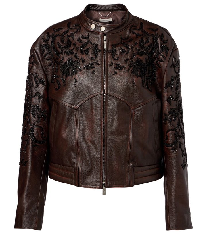 Photo: Jacques Wei Beaded leather jacket