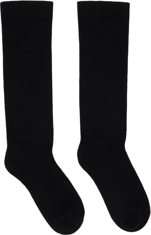 Photo: Rick Owens DRKSHDW Black Concordians Pentagram Knee High Socks