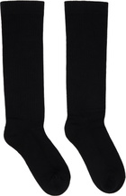 Rick Owens DRKSHDW Black Concordians Pentagram Knee High Socks