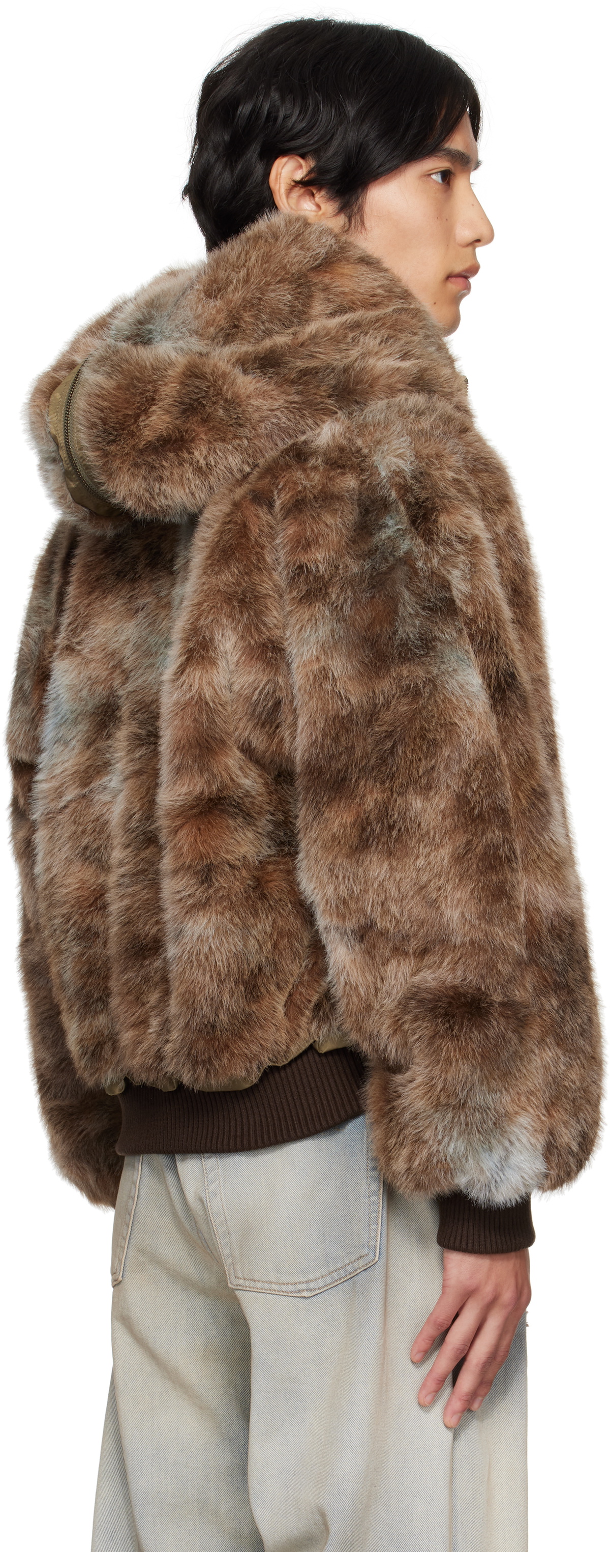 Andersson Bell Brown Vanessa Faux-Fur Jacket